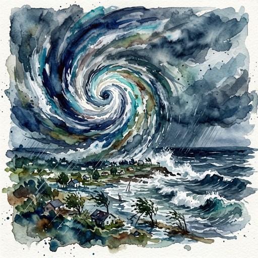 Climate change hurricane