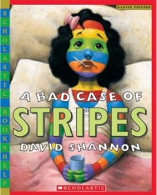 Book Review with Sara of A bad case of stripes by kids for kids Bookosmiakids