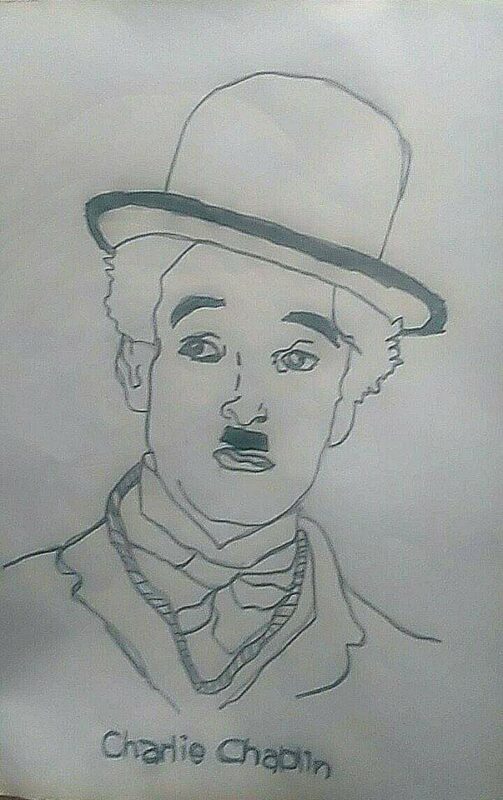 Charlie Chaplin Art with Sara Bookosmia