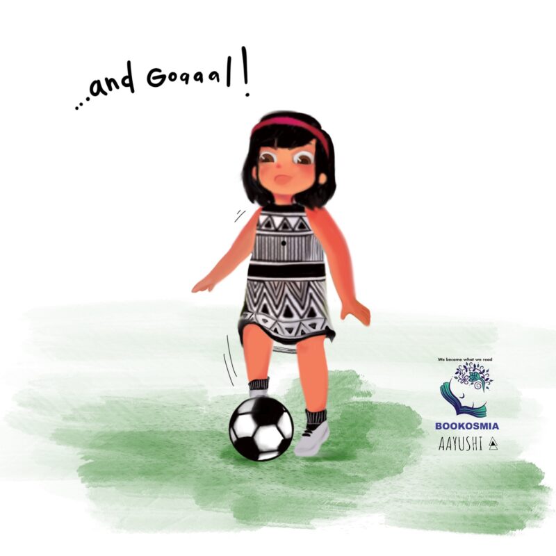 Sports loving Sara is crazy about football