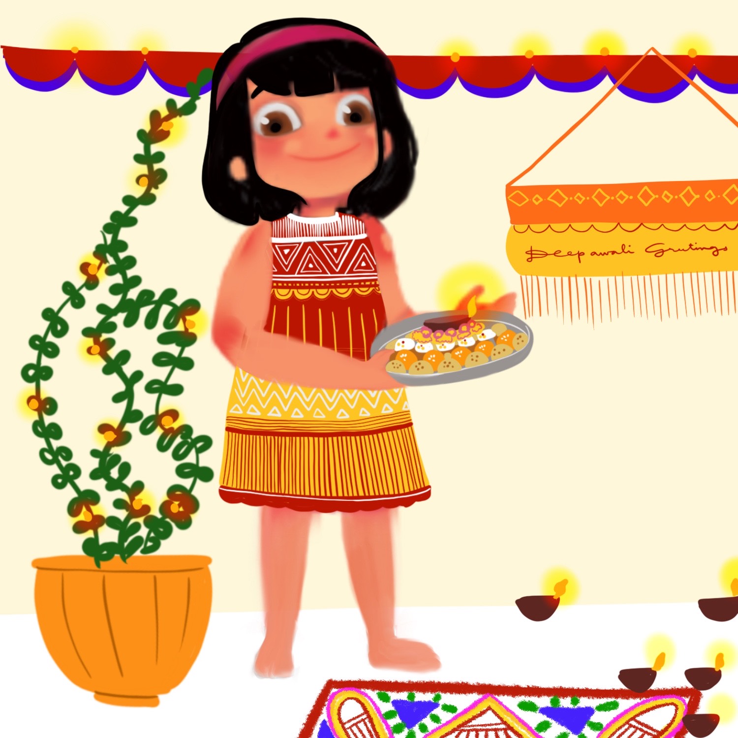 Festivals with Sara Diwali for kids Bookosmia