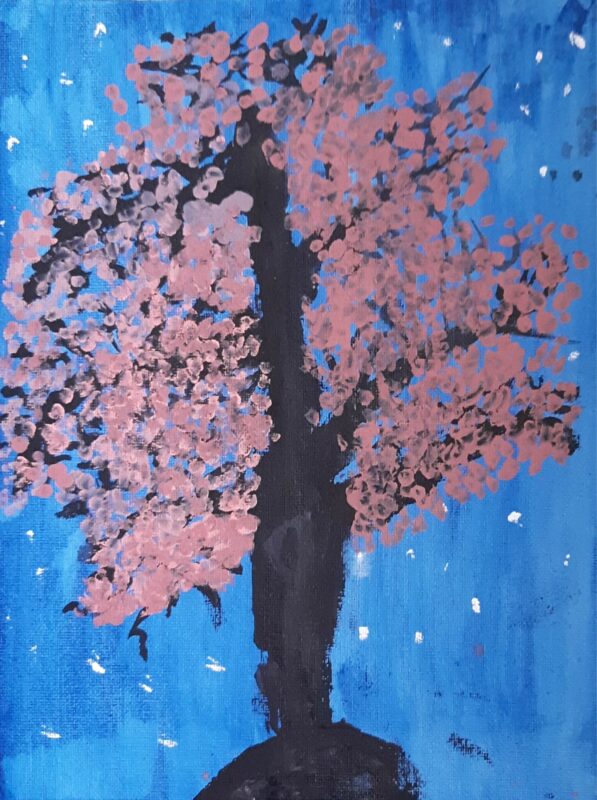 Cherry blossoms - A painting inspired by nature