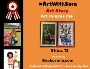 Art with Sara young artist Rhea Hong Kong Bookosmia