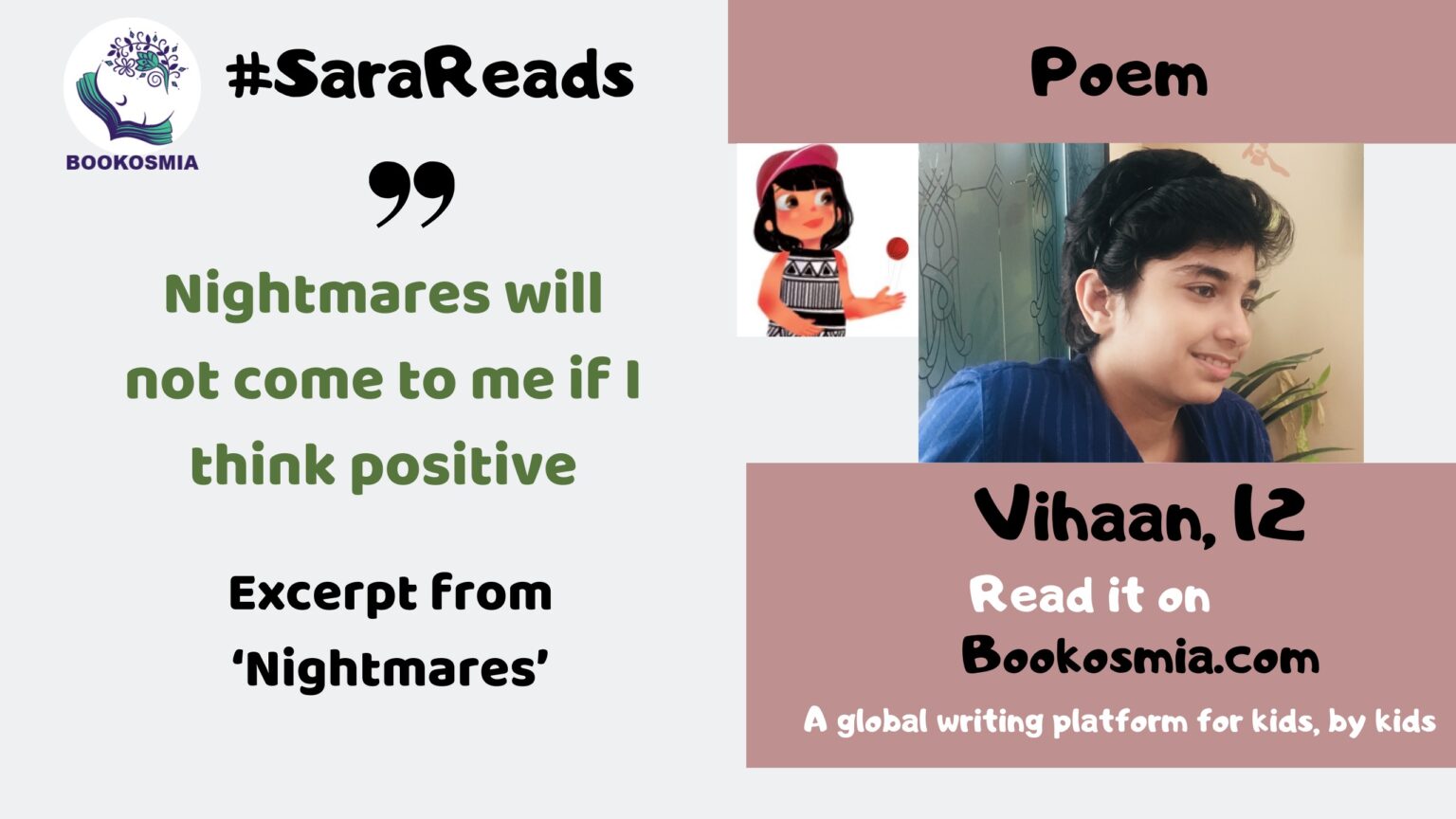 Read with Sara stories for kids by kids Vihaan Bookosmia