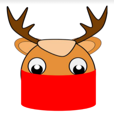 rudolph the red masked reindeer Bookosmia