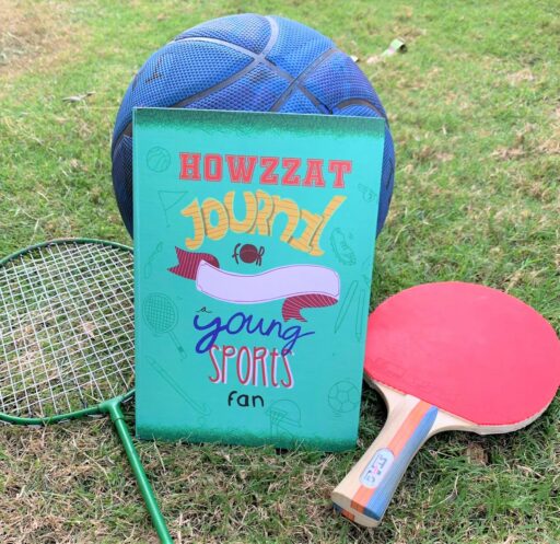 Howzzat writing journal for sports fan by Bookosmia