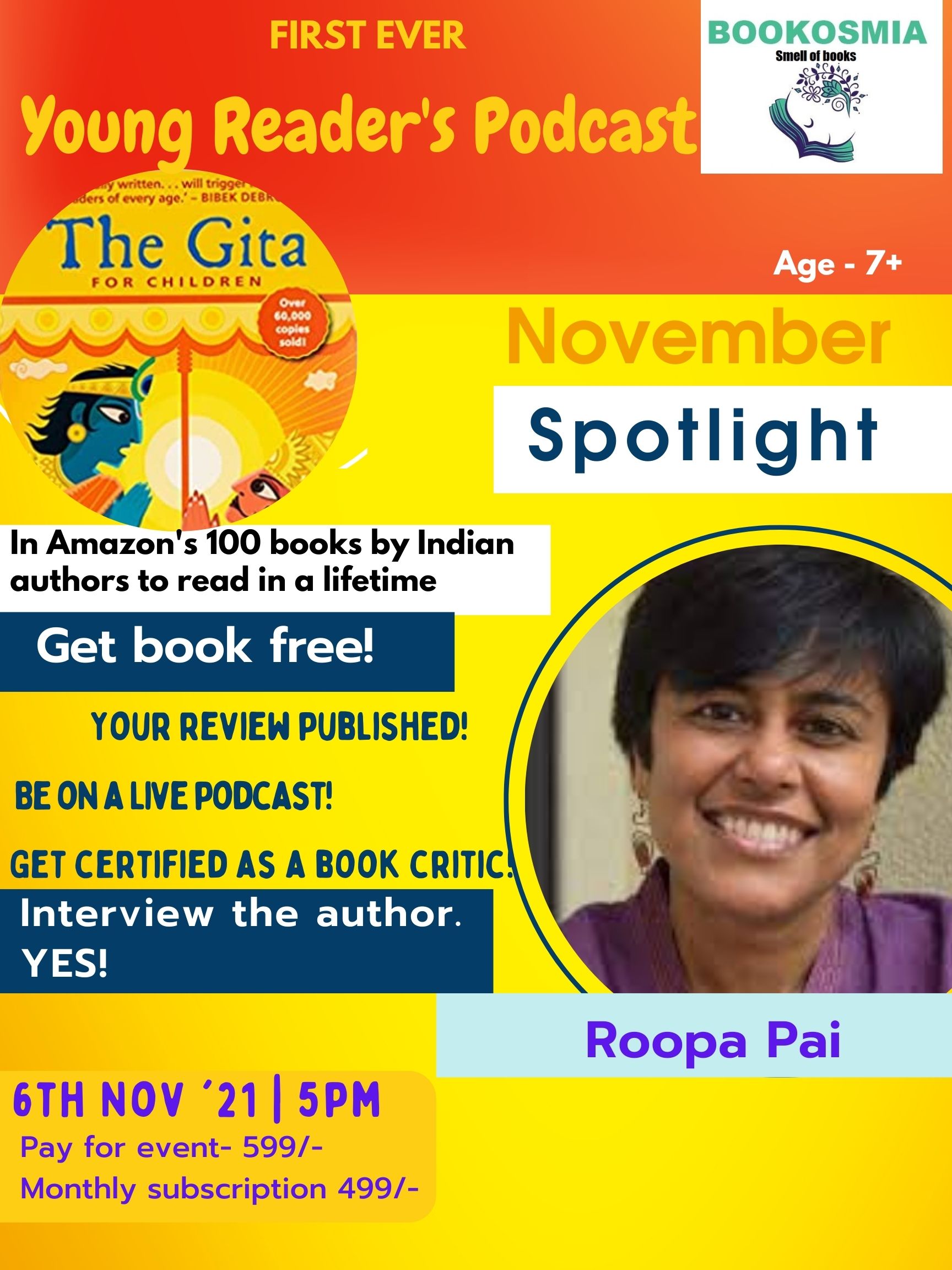 Roopa Pai The Gita Bookosmia