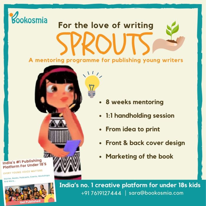 young writers get published sprout