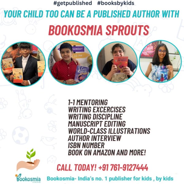 Bookosmia Sprouts Program for publishing young writer