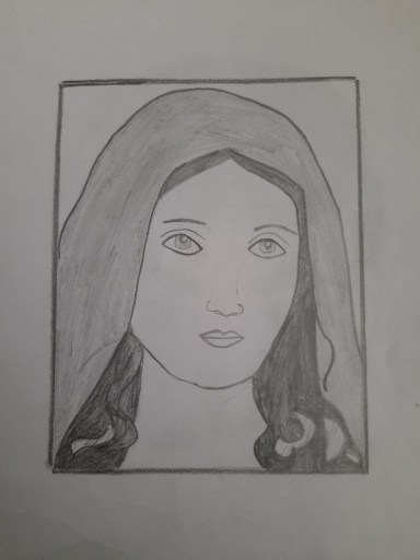 Mary drawing bookosmia