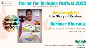 Harnoor Down Syndrome Art Story Krishna