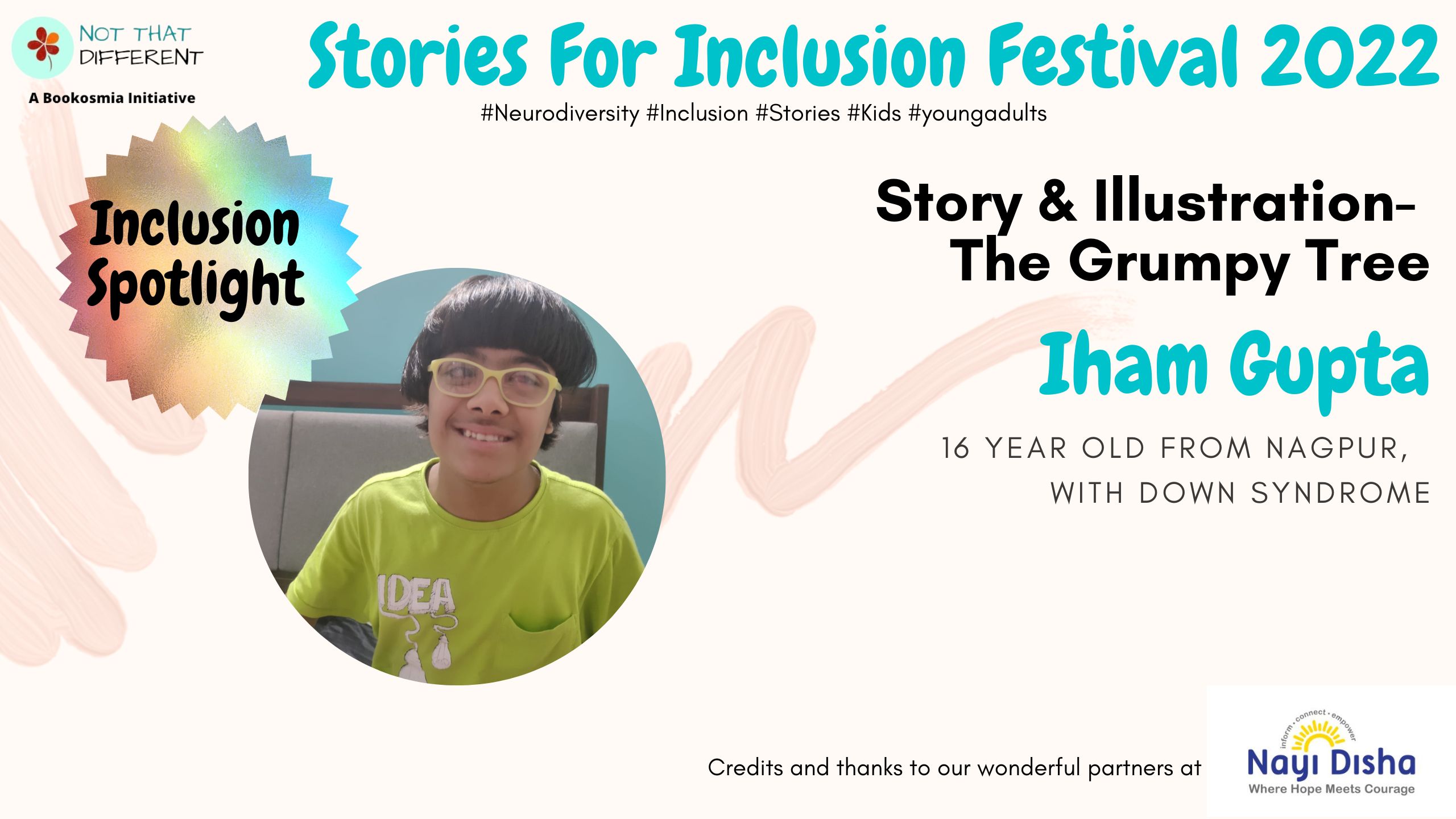 16 year old Iham Gupta from Nagpur, with Down Syndrome | Inclusion Fest Storyteller Spotlight