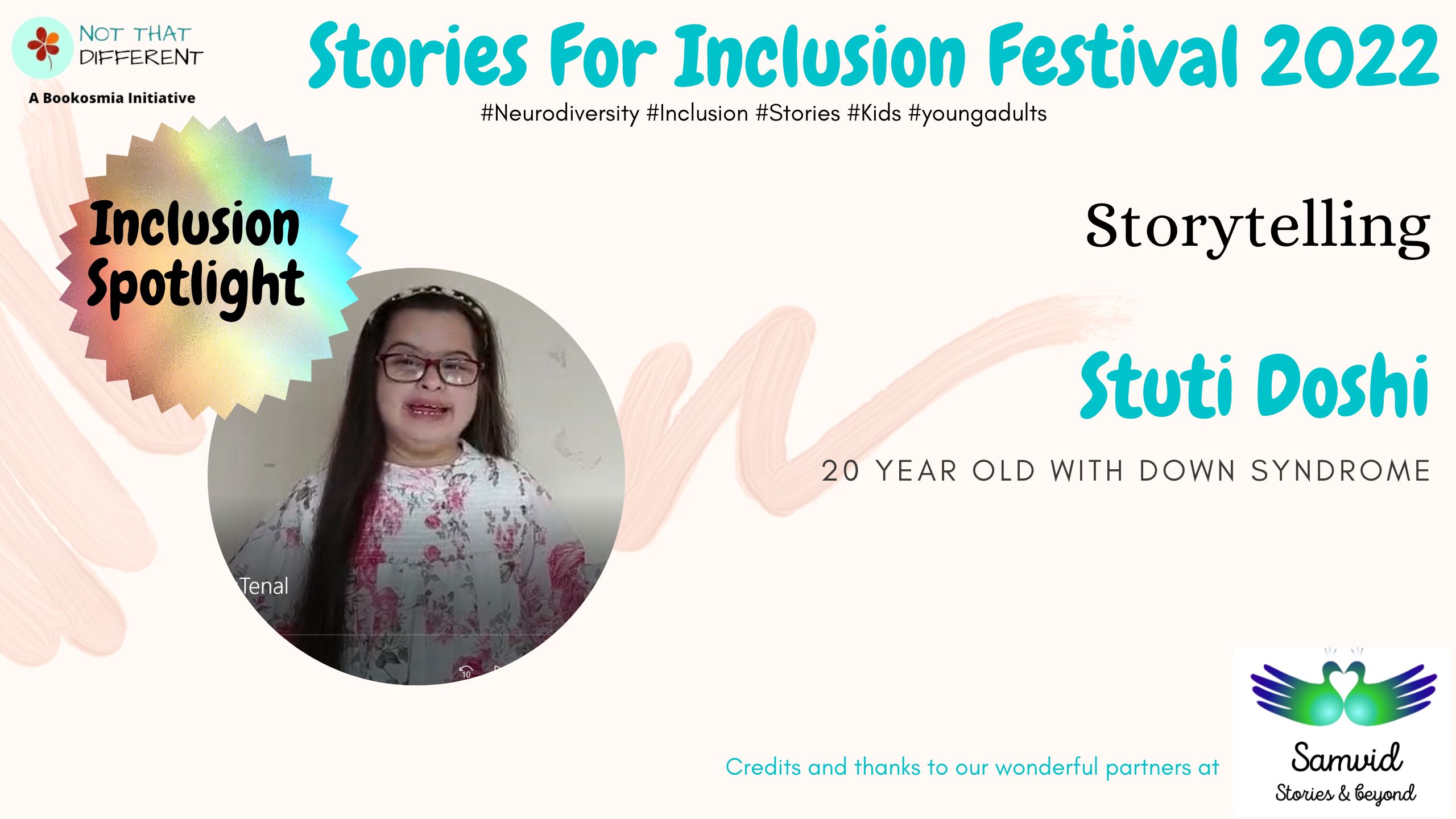 20 year old Stuti, with Down Syndrome| Inclusion Fest Storyteller Spotlight