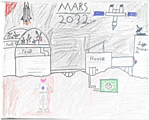 mars space adventure story kids bookosmia