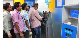 ATM queue demonetization kids India Bookosmia