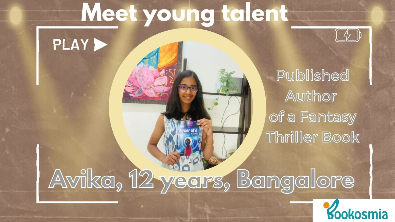 Bookosmia Young Talent published writer Avika Patel