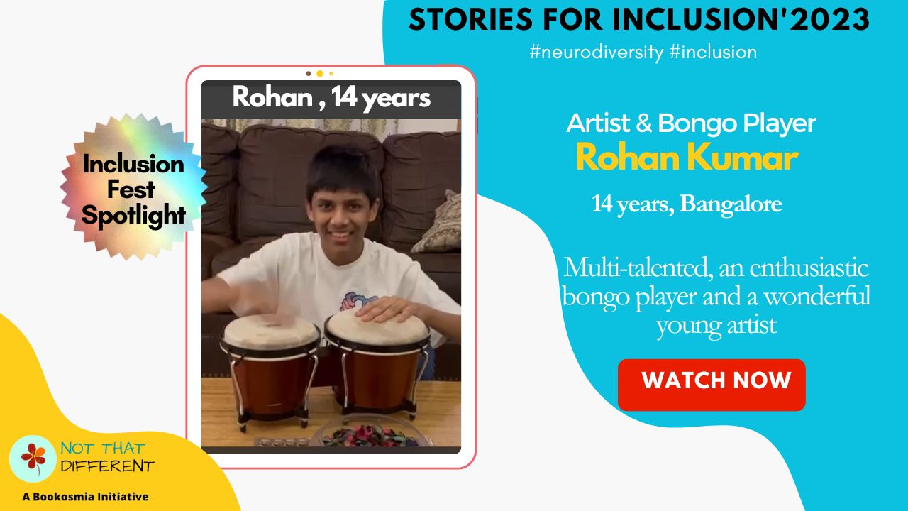 Rohan Kumar Bangalore Inclusion Fest Spotlight Bookosmia
