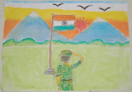 Republic day Art -Janani R.