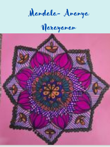 Flowers: A Mandala of happiness Ananya Narayanan