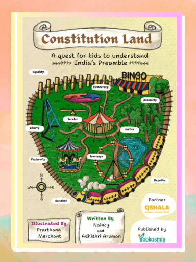 Constitution Land Book for kids Bookosmia