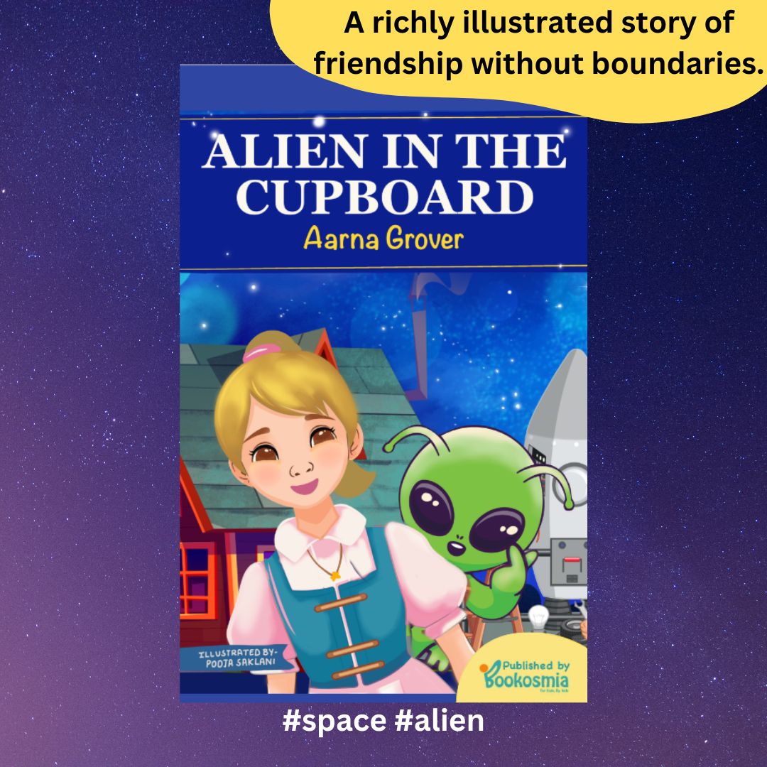Alien in the cupboard childrens space book Bookosmia