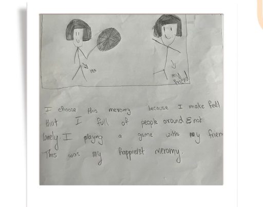 Memory: Playing With My Friend I Art By Sonakshi, Visakhapatnam