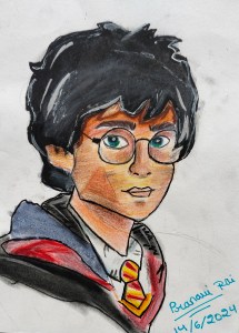 Art : Harry Potter Series I By Pranavi,12,Kalimpung