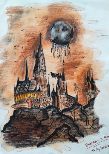 Art : Harry Potter Series I By Pranavi,12,Kalimpung