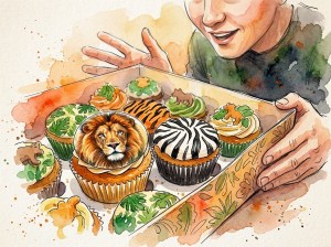 A cupcake exploring the jungle I Story By Keshav,11,Navi Mumbai