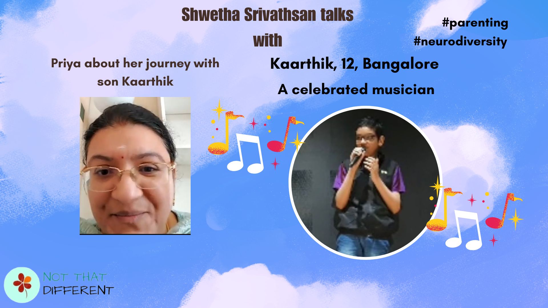 Priya, mom to Kaarthik, Strength in Singing