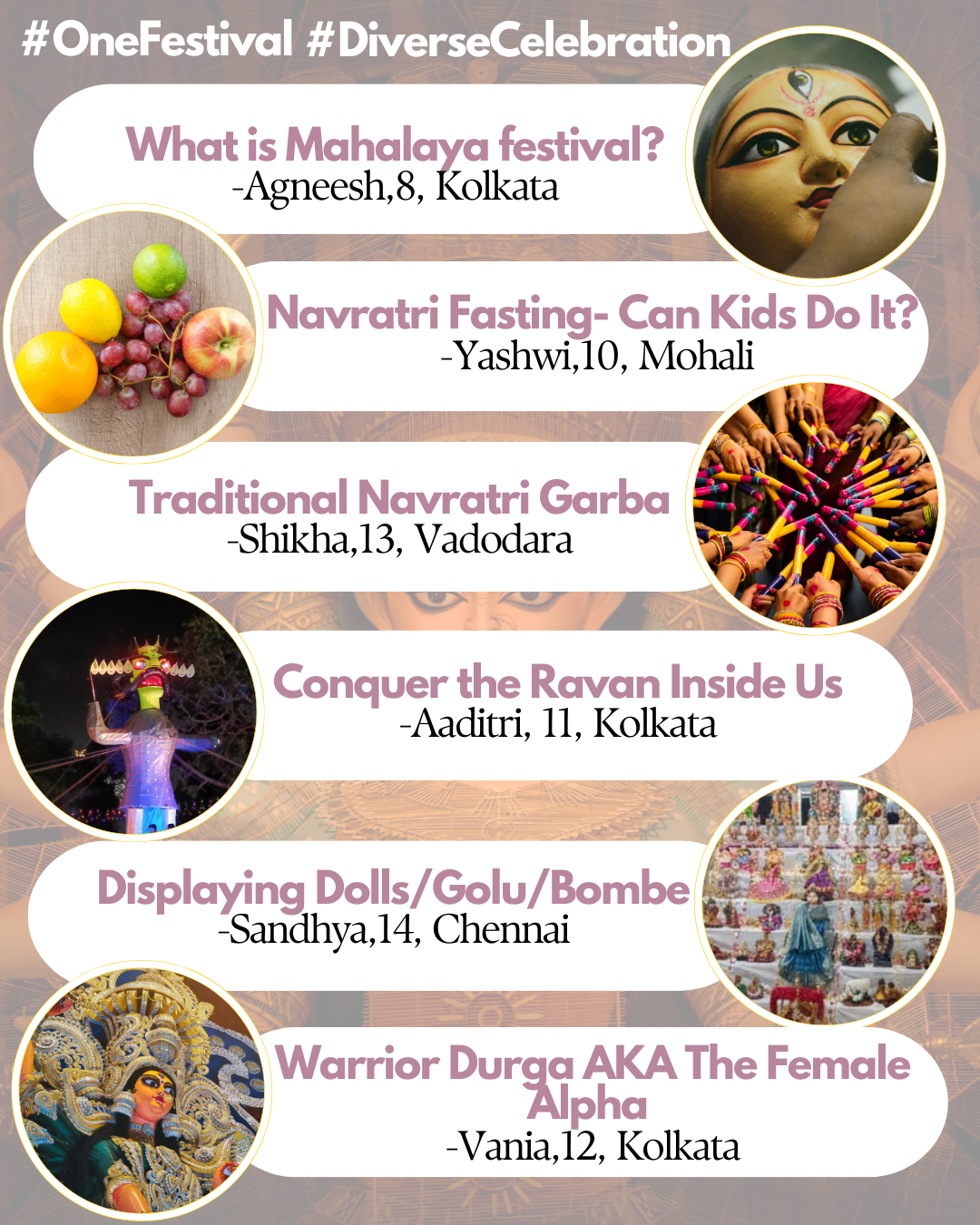 Navratra festival India Bookosmia