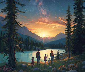 Stargazing by the Riverbank I Story By Radhya, 10, Kolkata