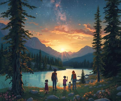 Stargazing by the Riverbank I Story By Radhya, 10, Kolkata