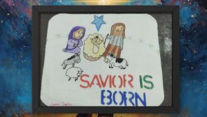 Savior Is Born I Art By Leora Crystal