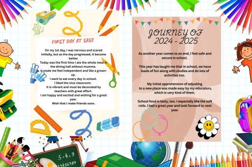 A Journey of Growth: From First Day to a Fulfilling Year at SASE By Shaurya