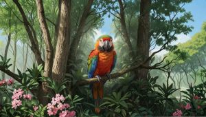 Parrot I Poem By Anaya Singhai