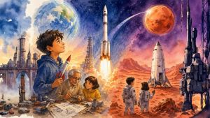 A Boy Who Flew To Mars In A Homemade Rocket I Story By Palaksh