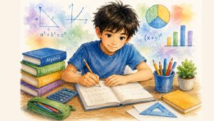 The Imperfect Struggle Of Studying Math I Poem By Agastya