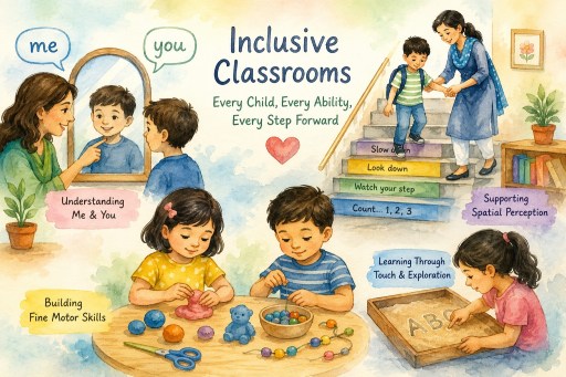 Inclusive Classrooms Applied Strategies: From Pronouns to Physical Perception