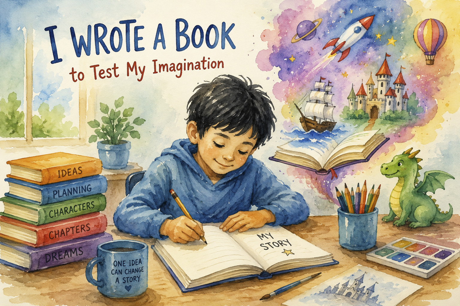 I Wrote A Book To Test My Imagination I Essay By Vihaan