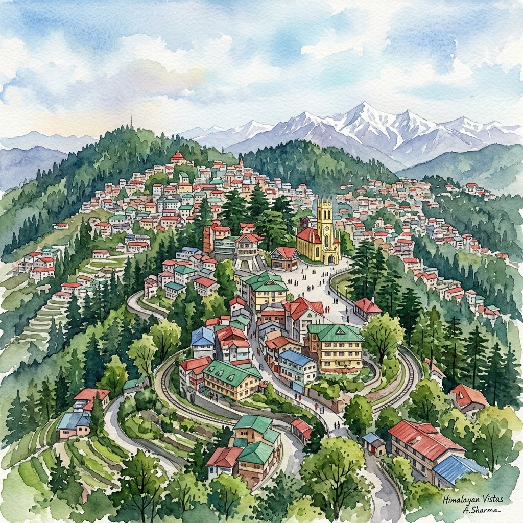 A Morning In Shimla I Essay by Sathyajyoti