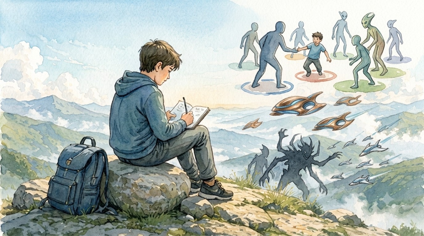 The Day Aliens Came To The Earth I Story By Parth