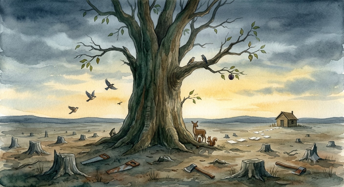 The Last Tree Remembers I Poem By Myra