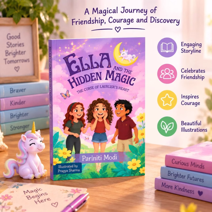 Ella and The Hidden Magic: The Curse of The Laurlisk's Heart | Children’s Magical Adventure Book