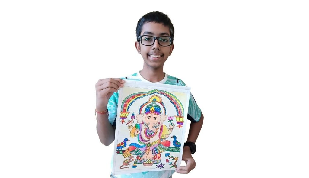Lord Ganesha I Art By Keshav