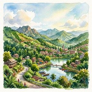 Haflong, The Pride of the Hills I Poem By Abhinab 