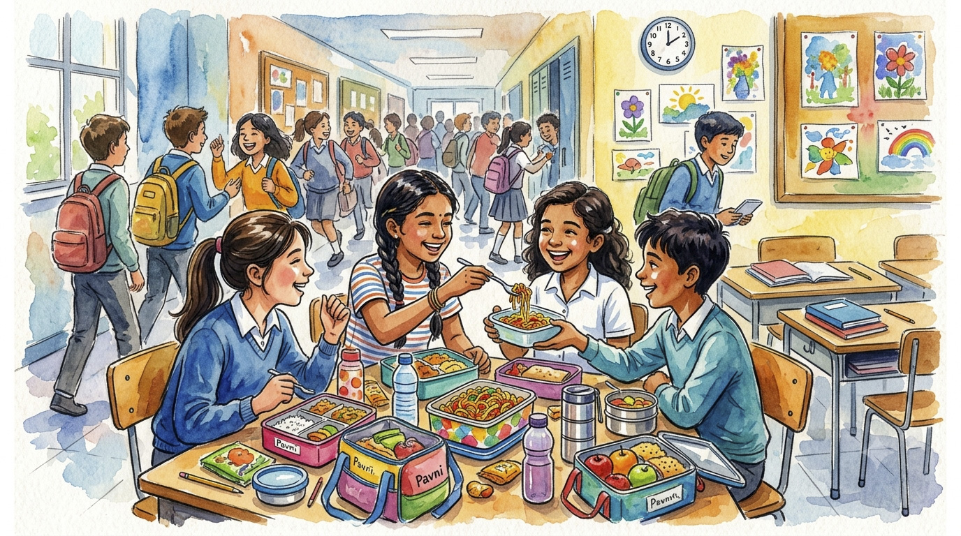 Lunch Time I Poem By Pavni